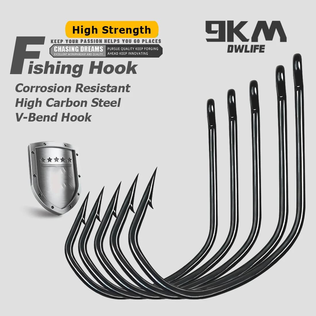 Hakeri bez zāļu Drop Shot Wacky Worm, 50-200gab