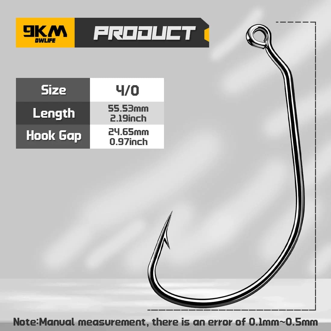 25-100 gab. EWG Wacky Jig Worm āķi