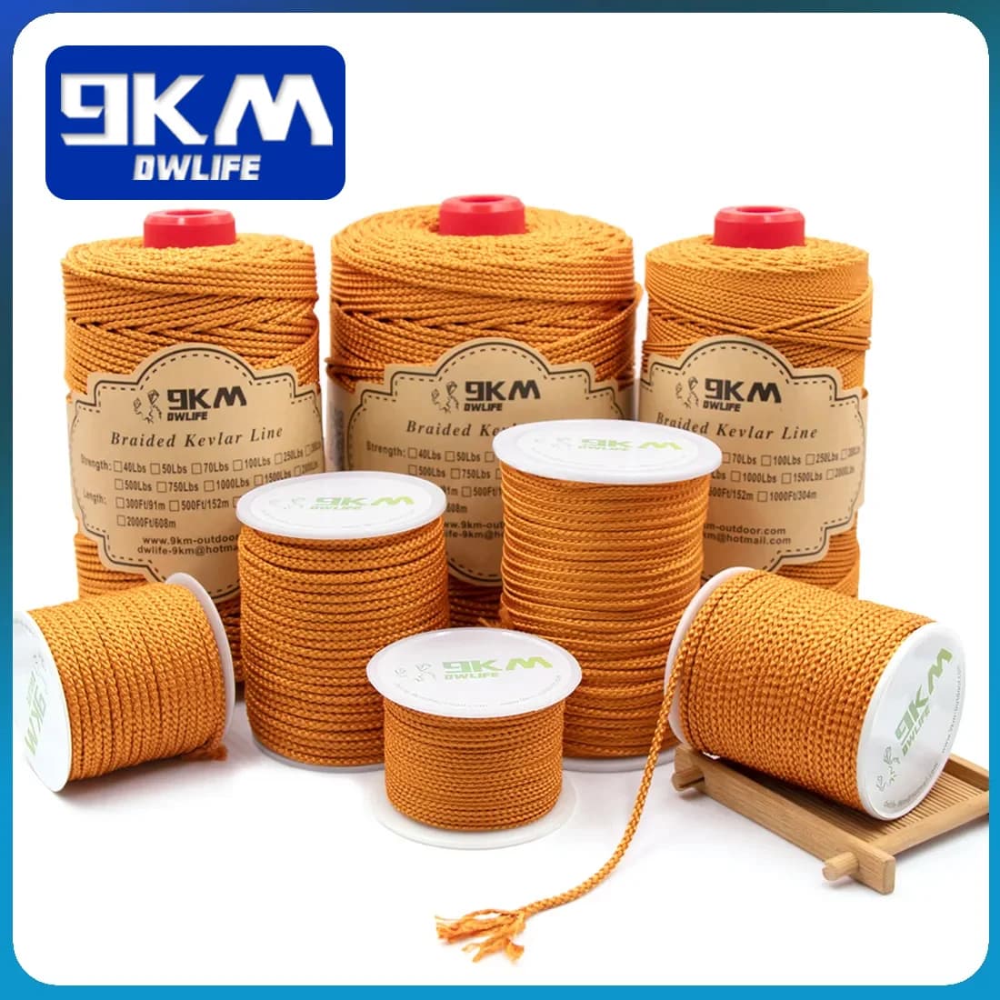 Pīts Kevlar palīgsvitens, 1.5-4mm diametrs